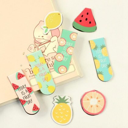 Cute Fruit Magnetic Bookmarks